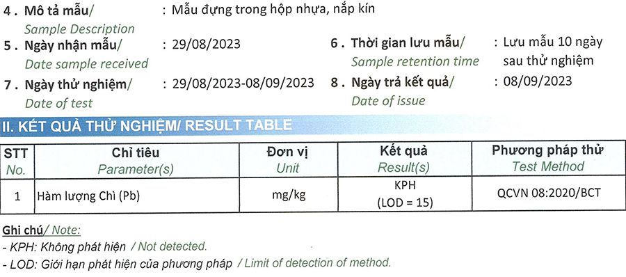 Chứng nhận hợp quy chì trong sơn