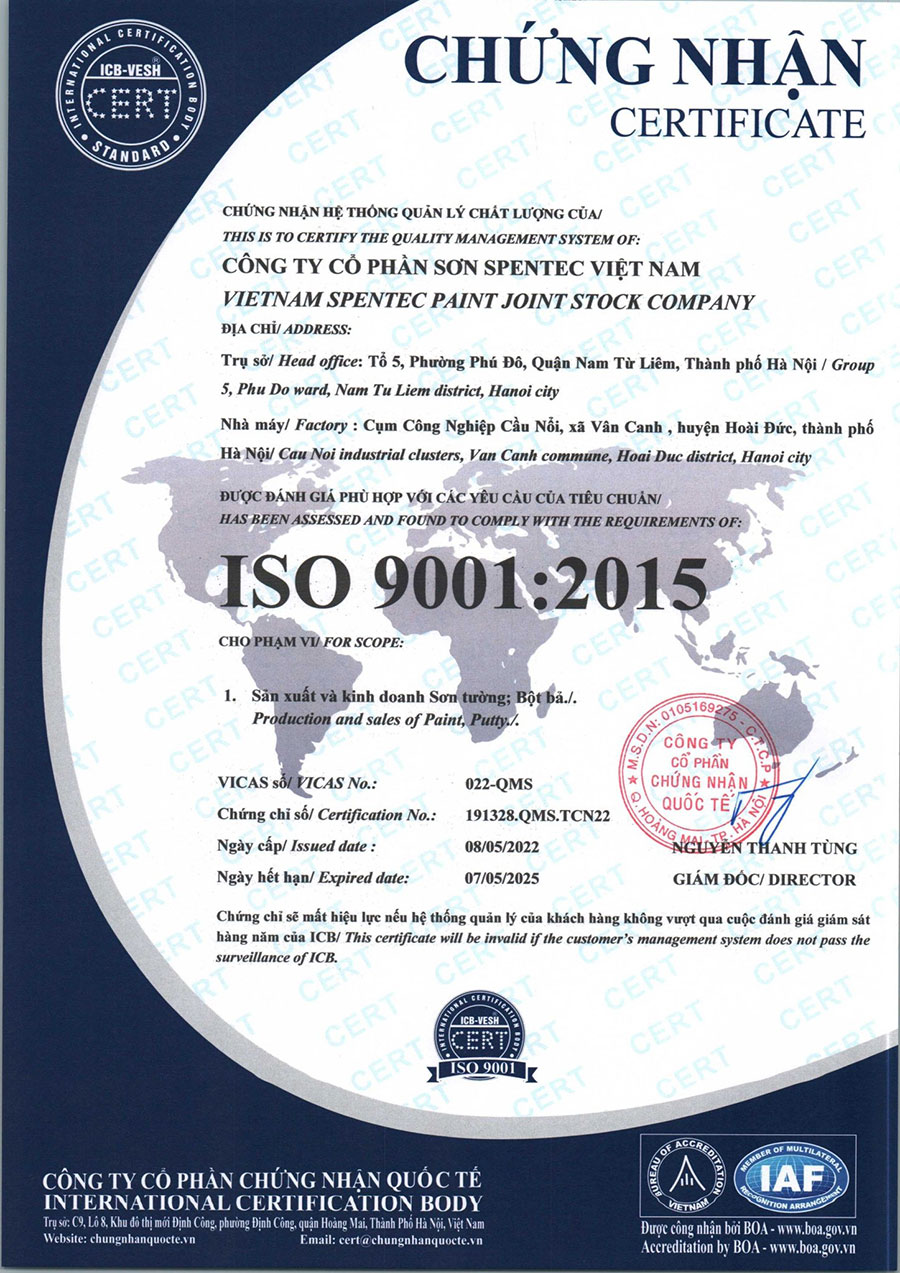 Tiêu chuẩn ISO 9001:2015