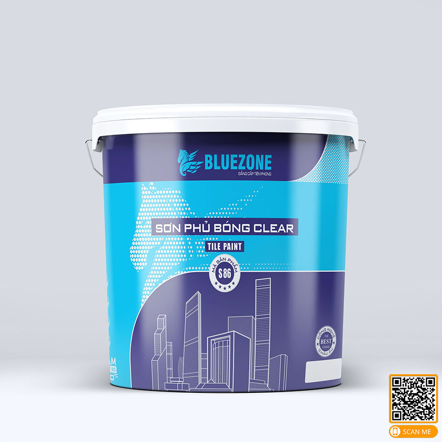 Sơn phủ bóng Clear Bluezone S86