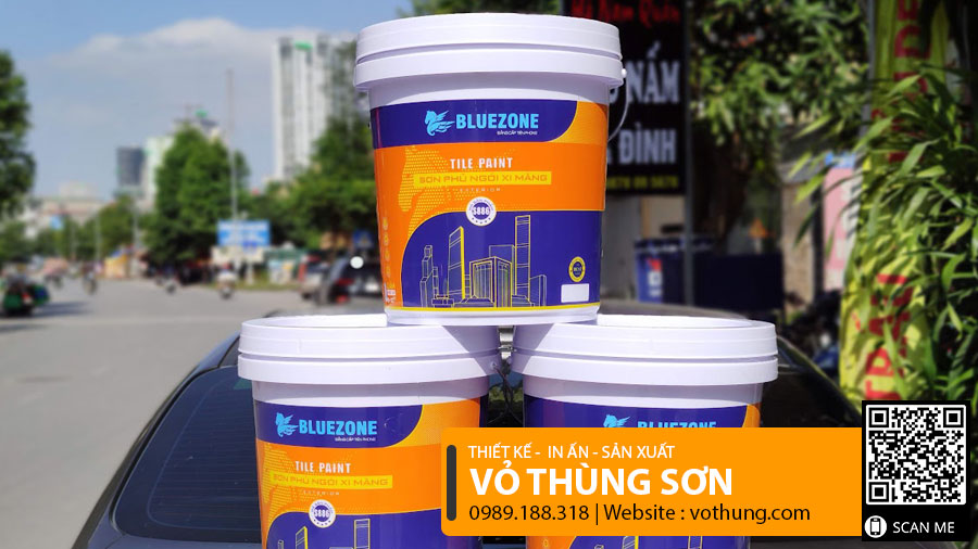 Kích thước thùng sơn 20L phổ biến